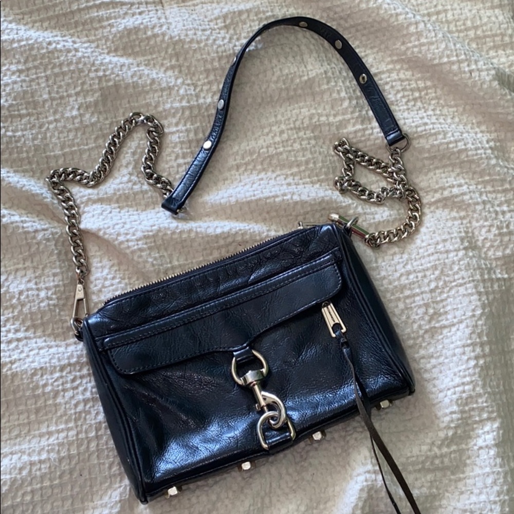 Rebecca Minkoff Black Mini MAC Crossbody Purse